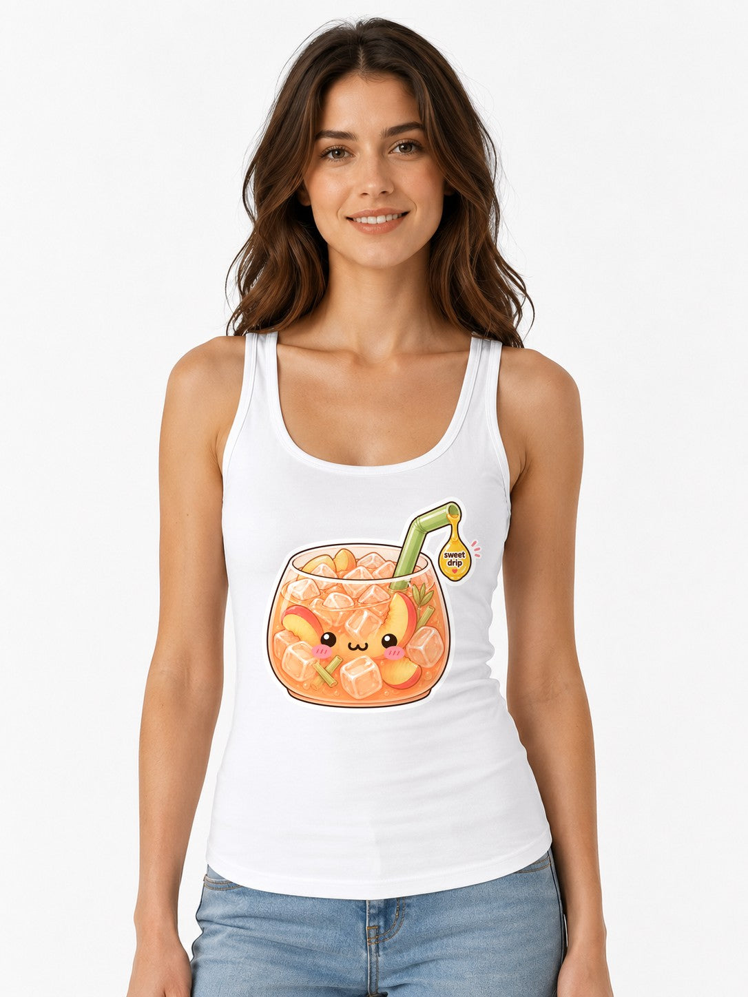 Sweet Peach Drink - White