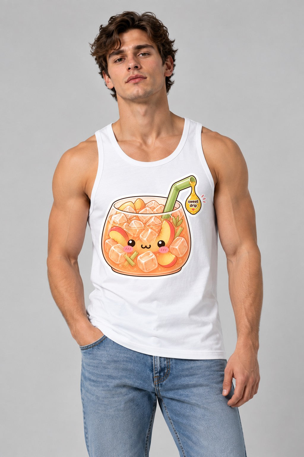 Sweet Peach Drink - White