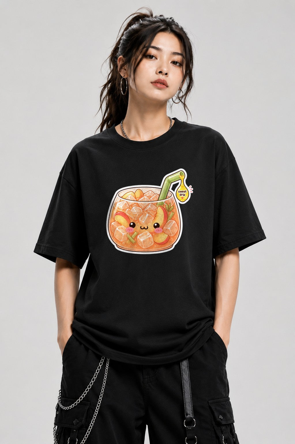 Sweet Peach Drink - Black