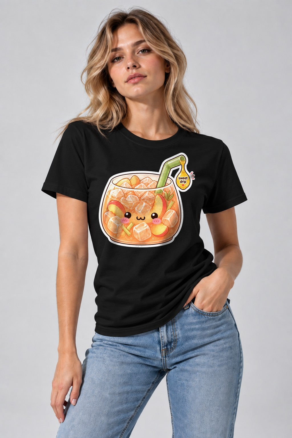 Sweet Peach Drink - Black