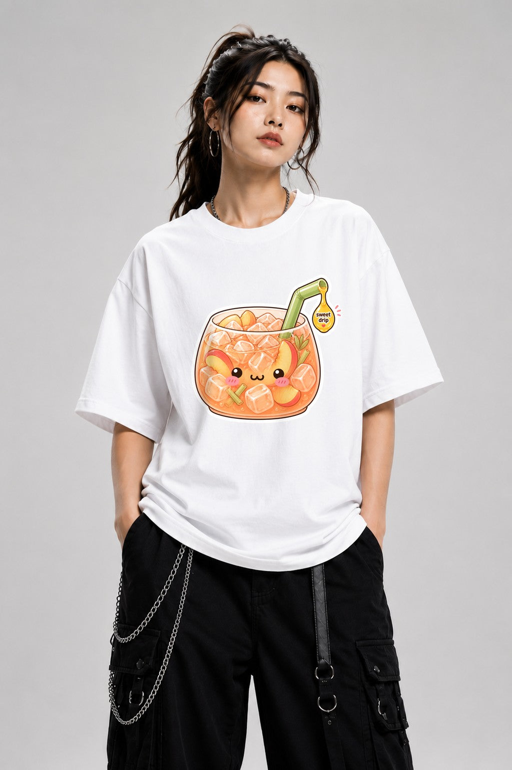 Sweet Peach Drink - White