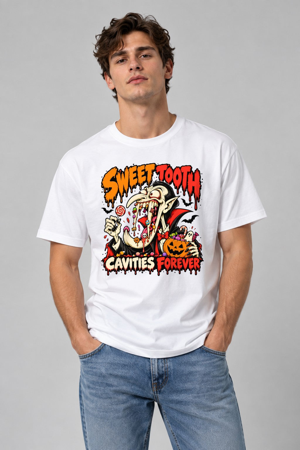 Sweet Tooth Cavities Forever - White