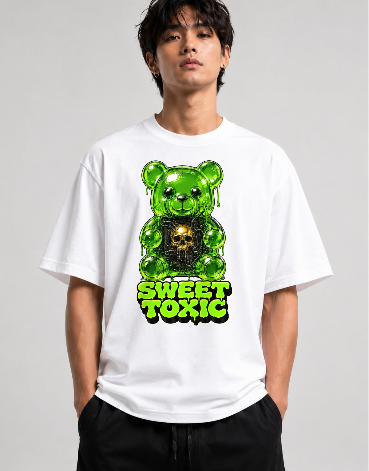Sweet Toxic Bear - White