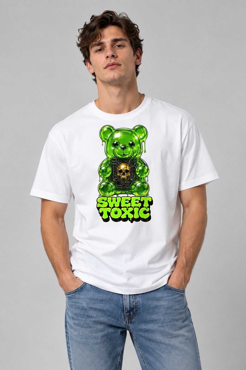 Sweet Toxic Bear - White