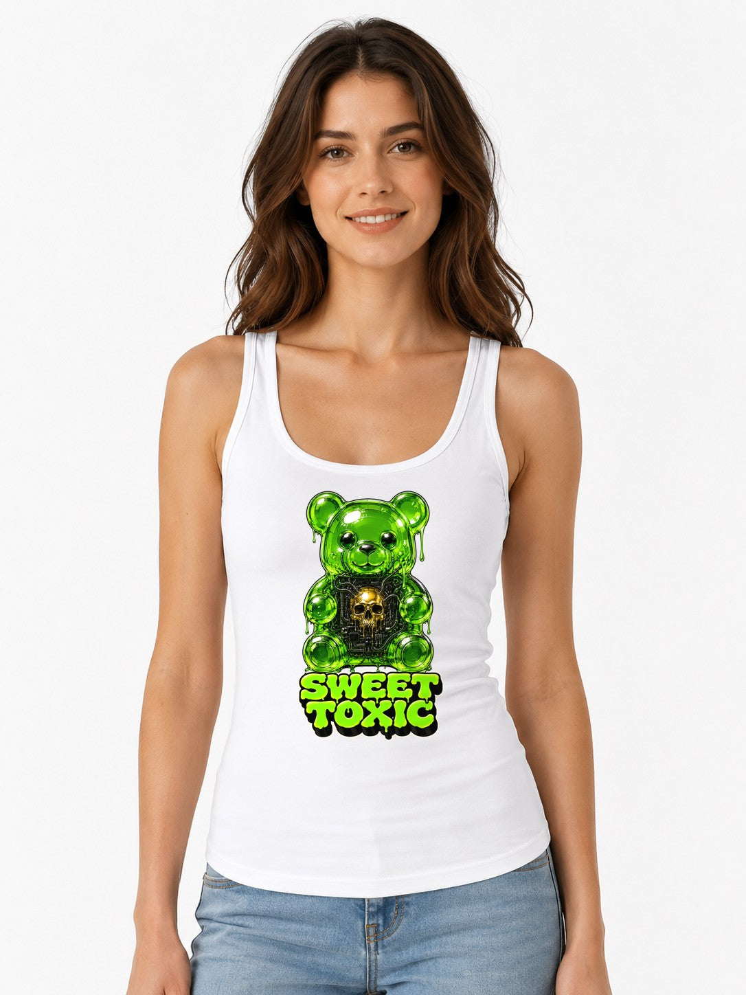 Sweet Toxic Bear - White