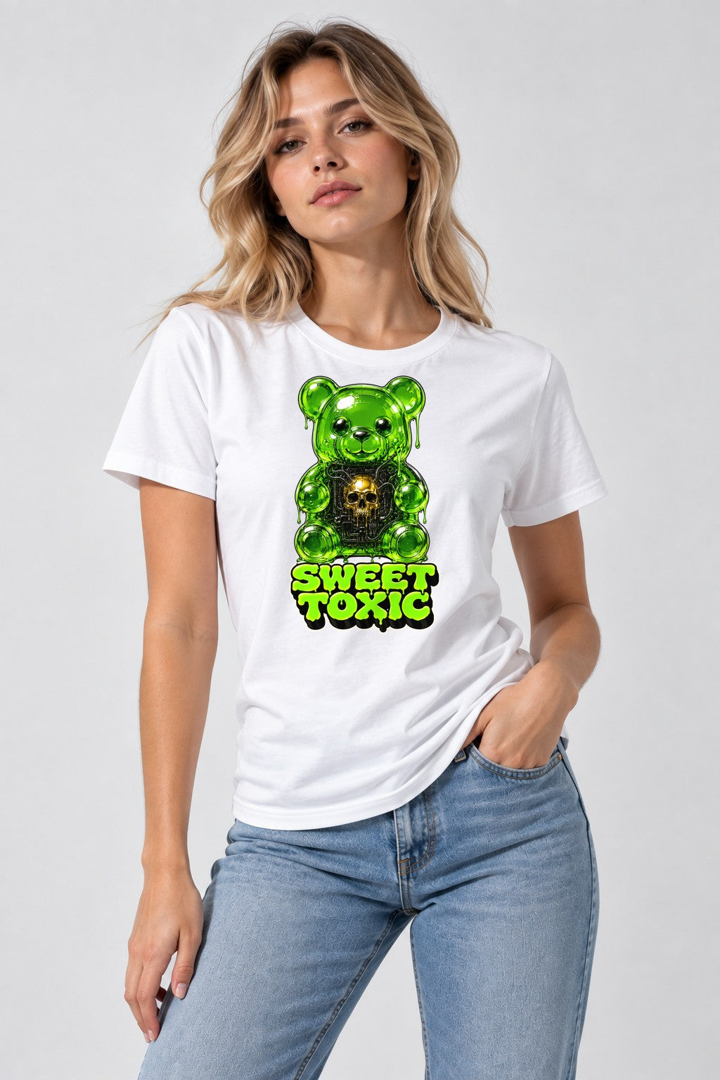 Sweet Toxic Bear - White