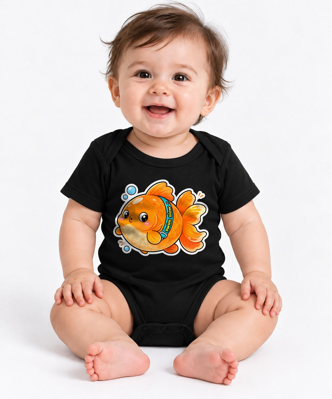 Swim Slow Fish - Black