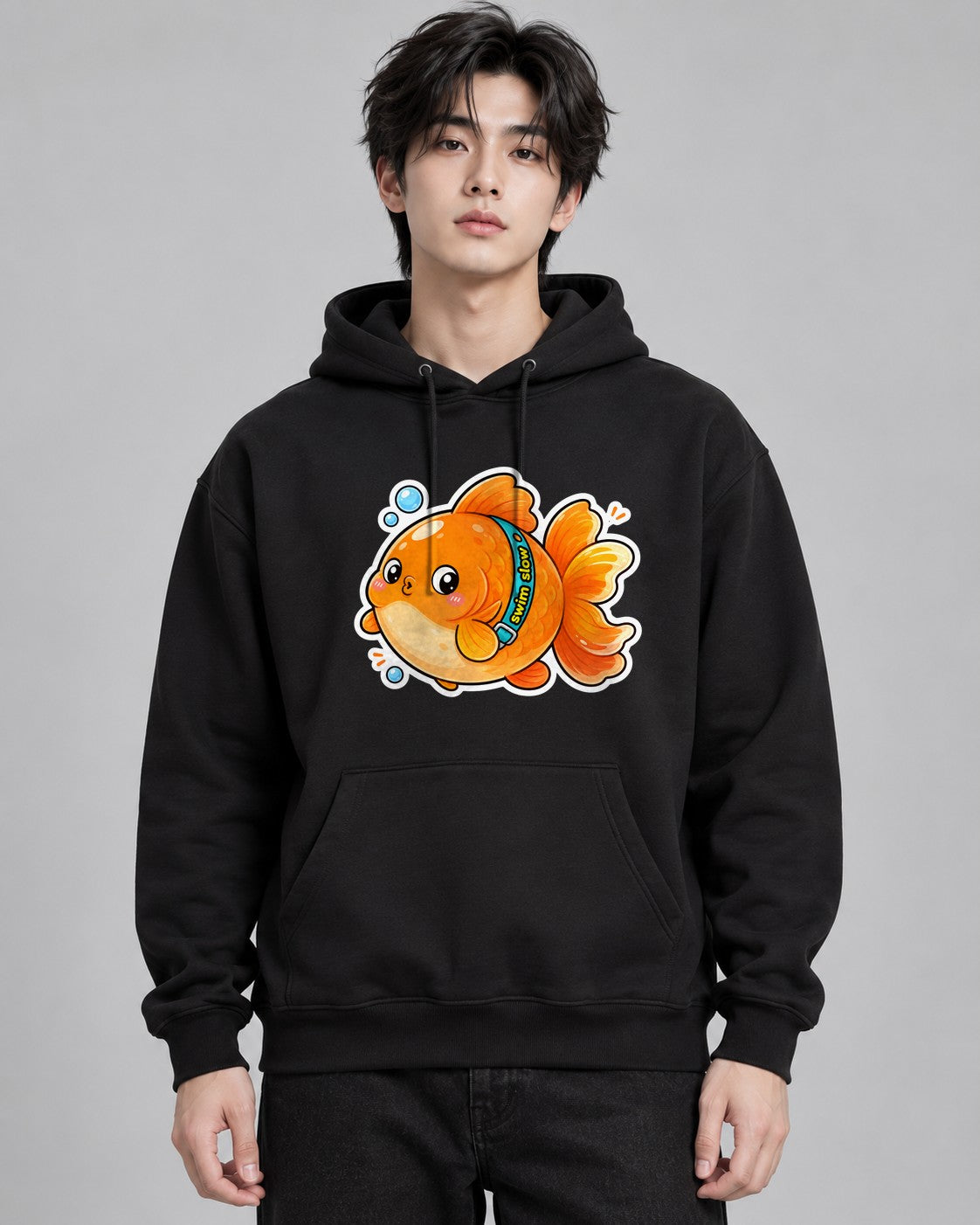 Swim Slow Fish - Black