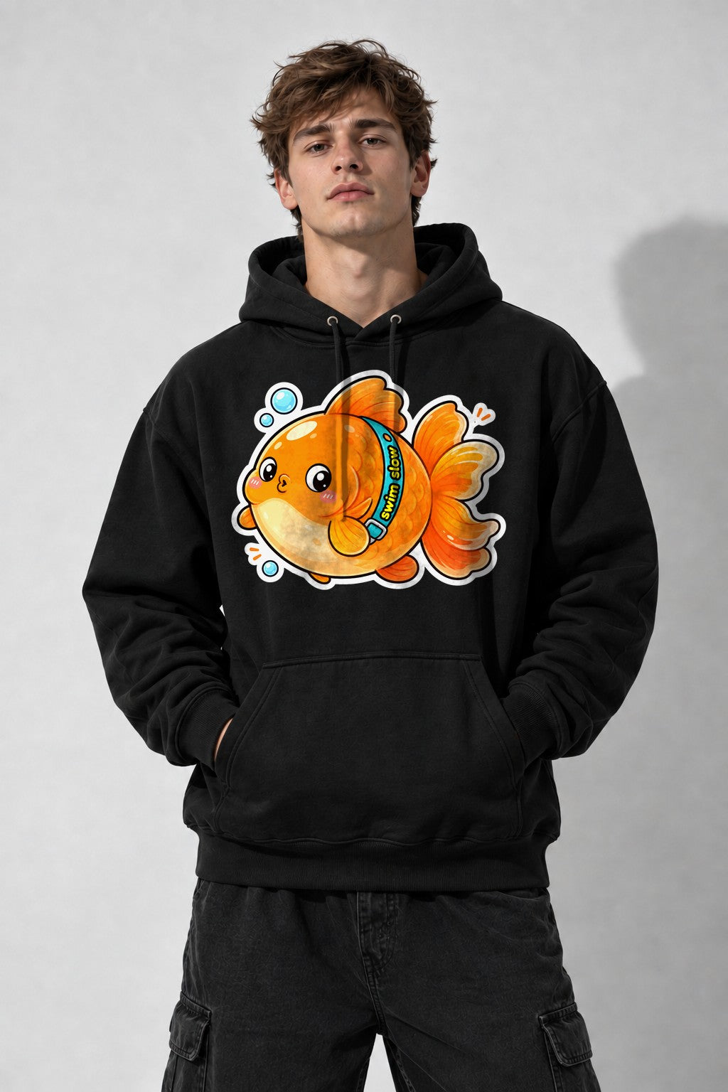 Swim Slow Fish - Black