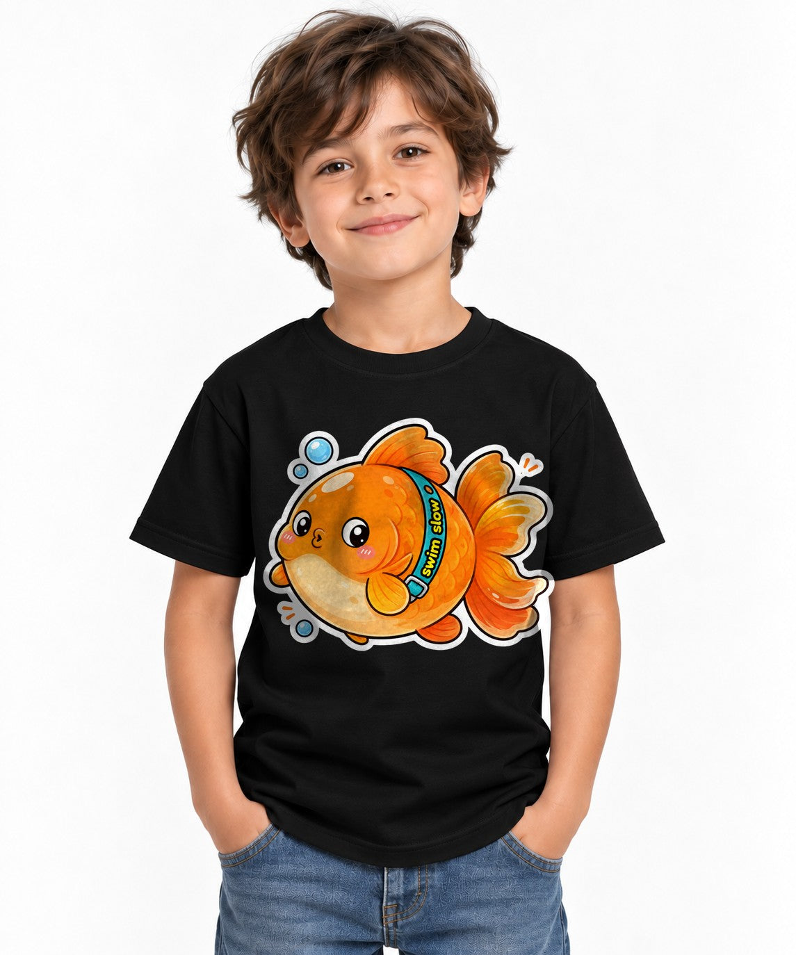 Swim Slow Fish - Black