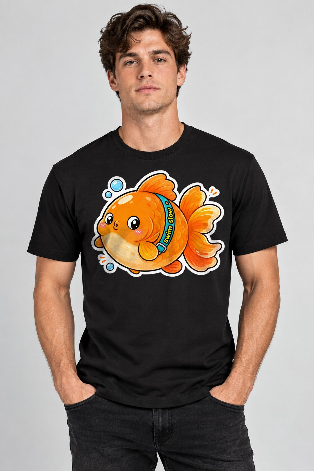 Swim Slow Fish - Black