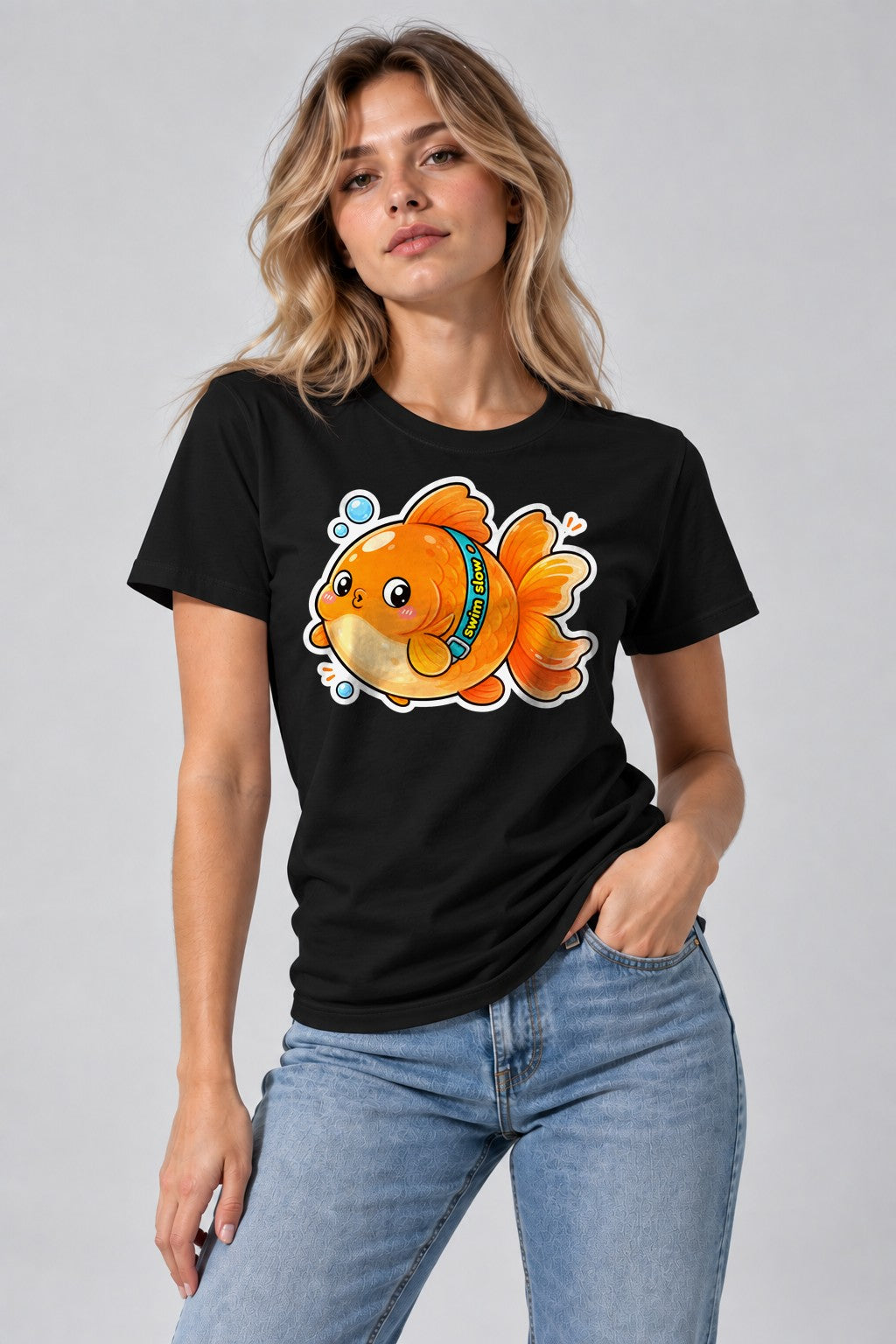 Swim Slow Fish - Black