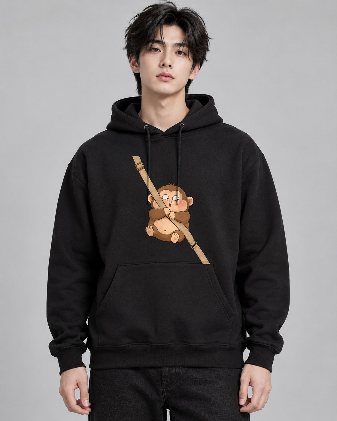 Swinging Monkey - Black