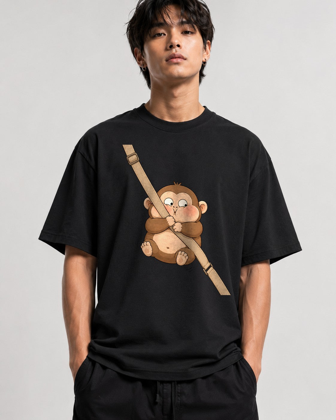 Swinging Monkey - Black