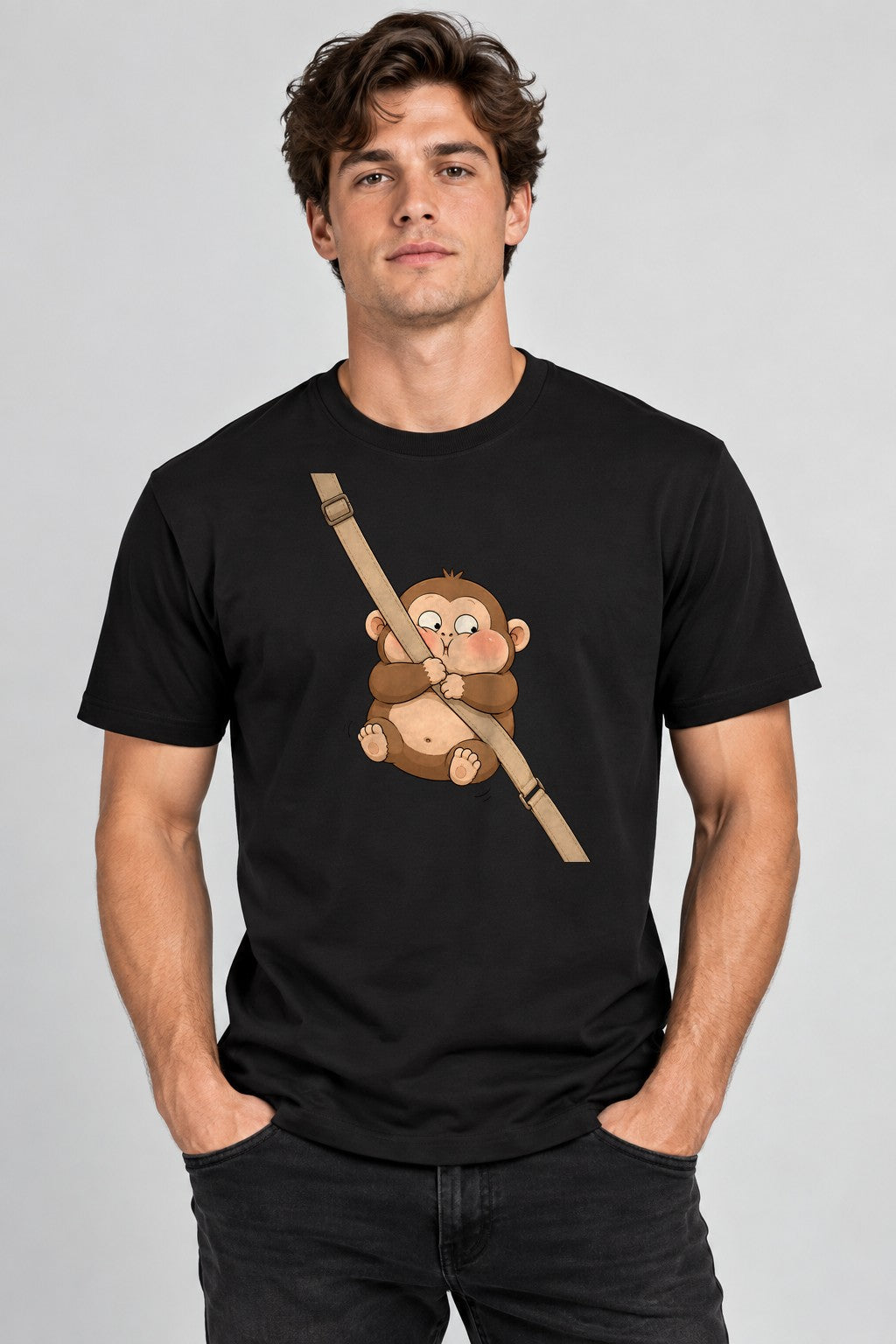 Swinging Monkey - Black