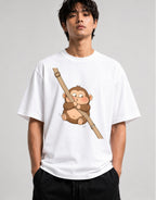 Swinging Monkey - White