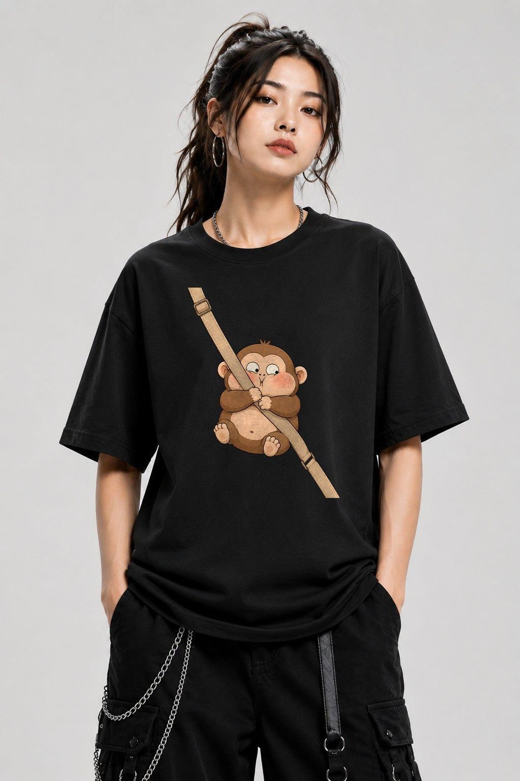Swinging Monkey - Black