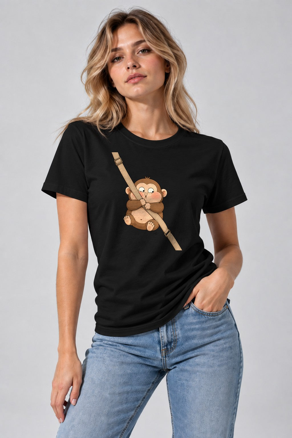 Swinging Monkey - Black