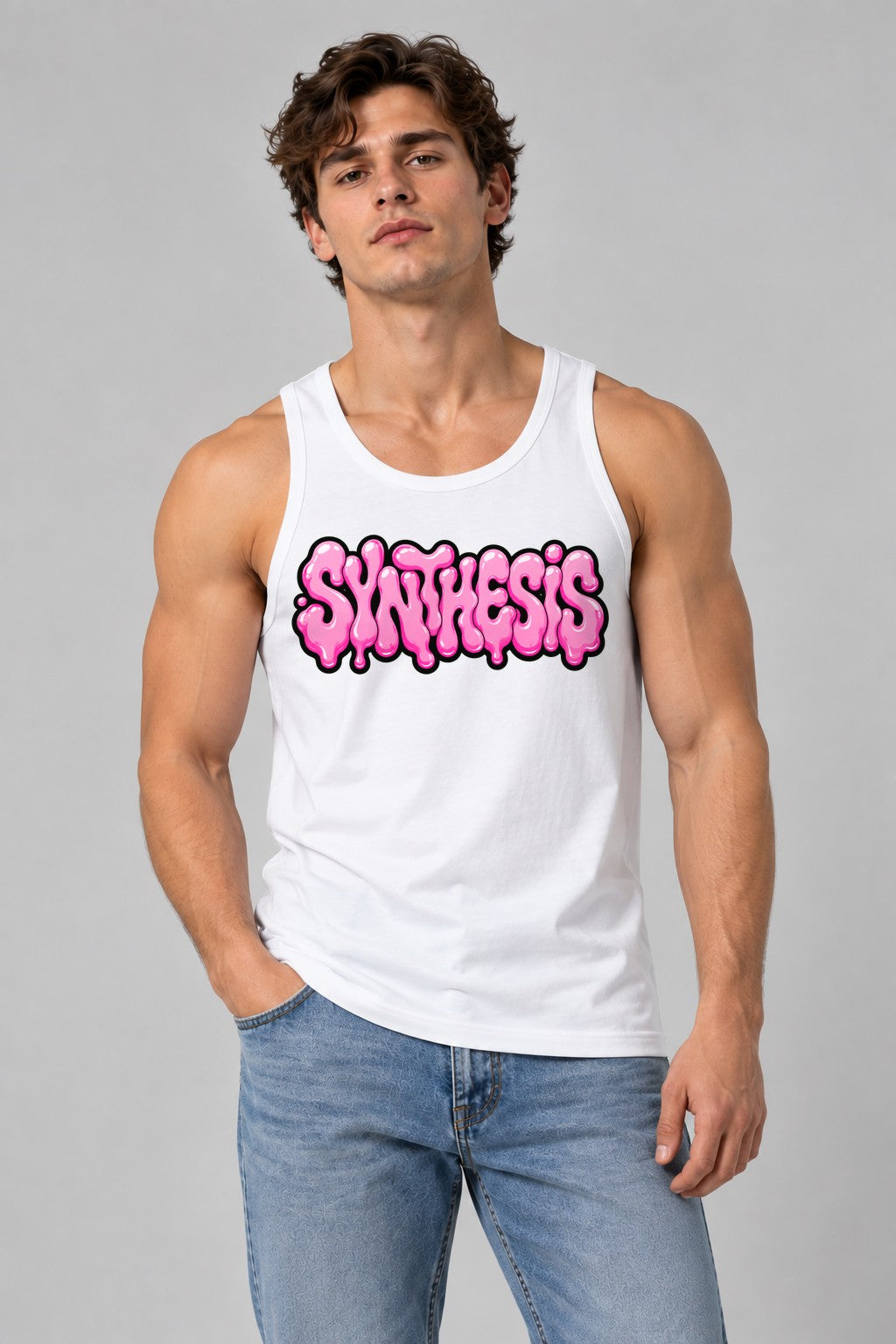 Synthesis Bubble Letters - White