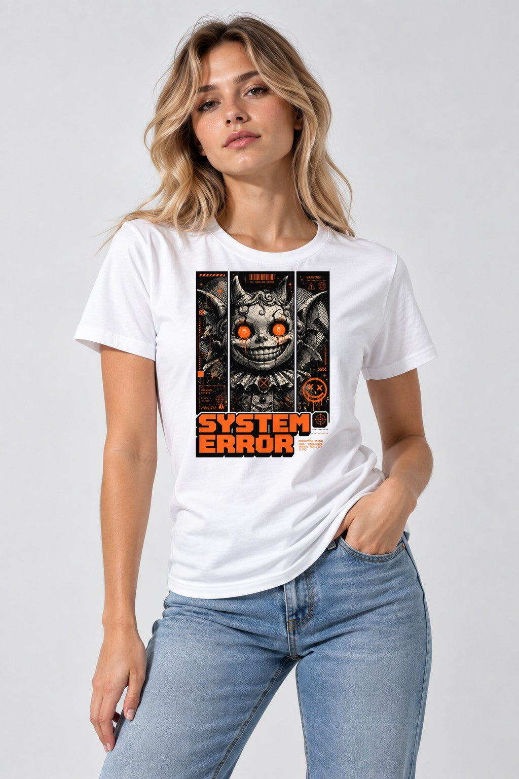 System Error Demon - White