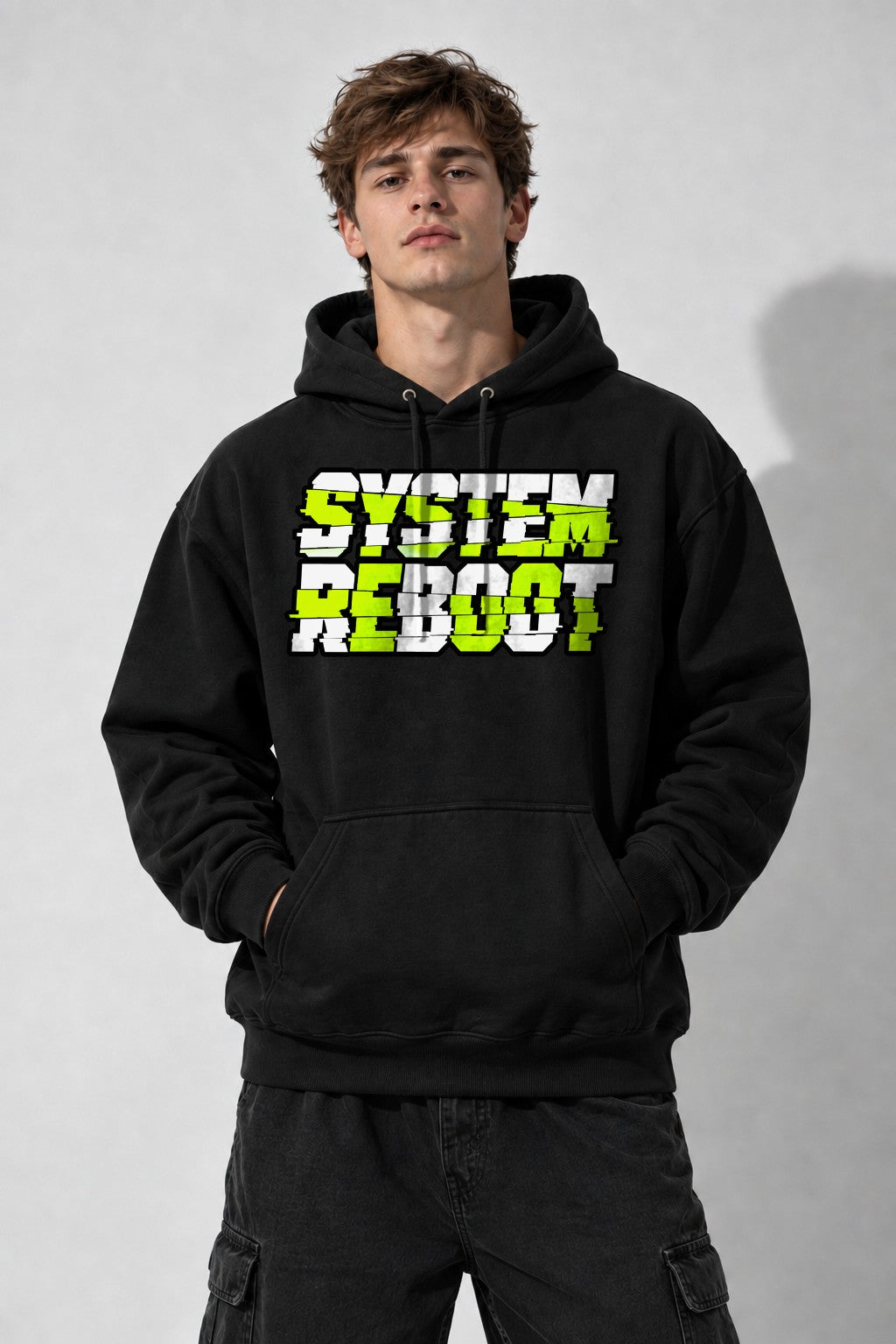 System Reboot Glitch - Black