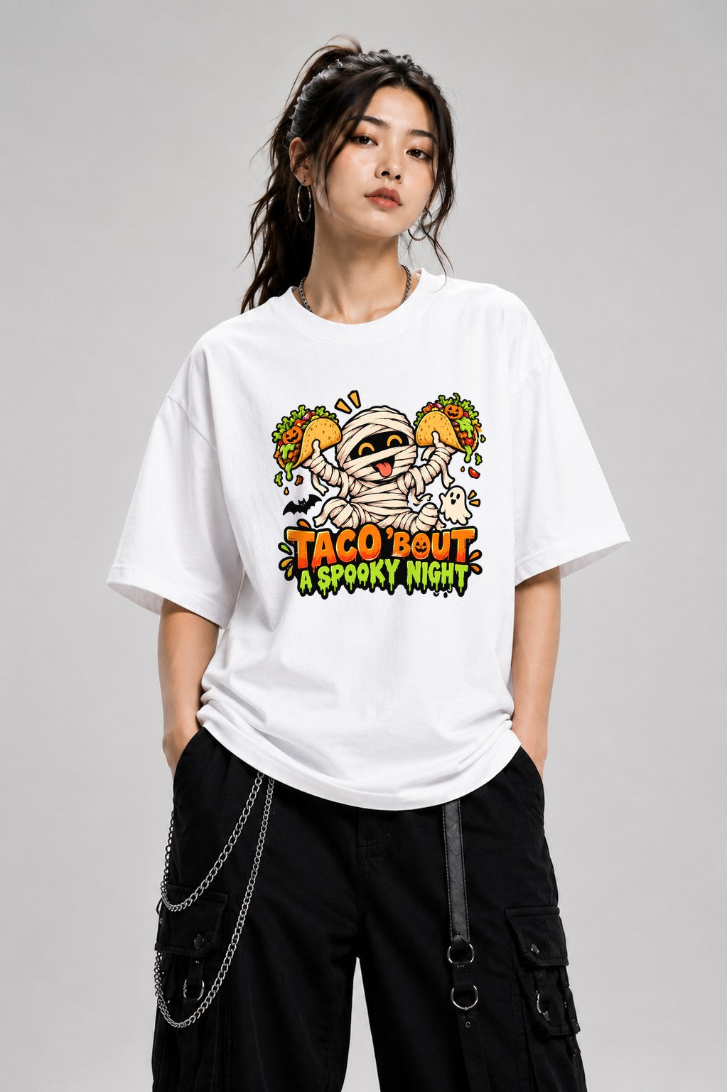Taco 'Bout Spooky Night - White