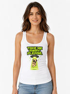 Take Me Away Please UFO Alien Pug Do - White