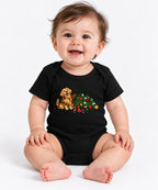 Tangled Christmas Dog - Black