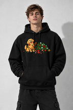 Tangled Christmas Dog - Black