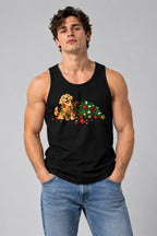 Tangled Christmas Dog - Black