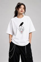 Targeted Crow - White