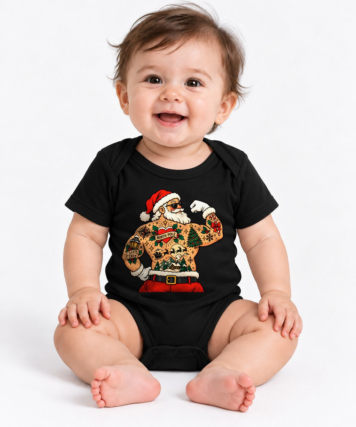 Tattooed Santa - Black