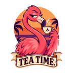 Tea Time Flamingo