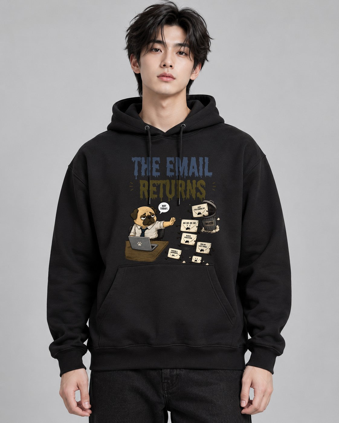 The Email Returns Not Today Funny Of - Black
