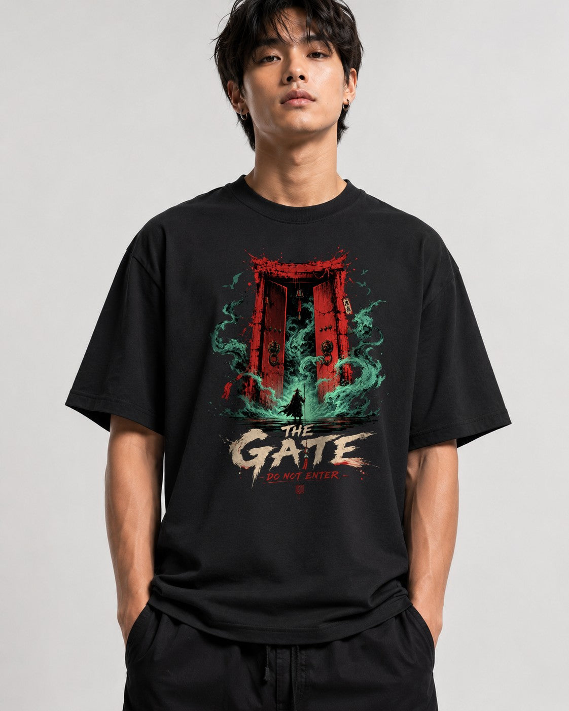 The Gate Do Not Enter - Black