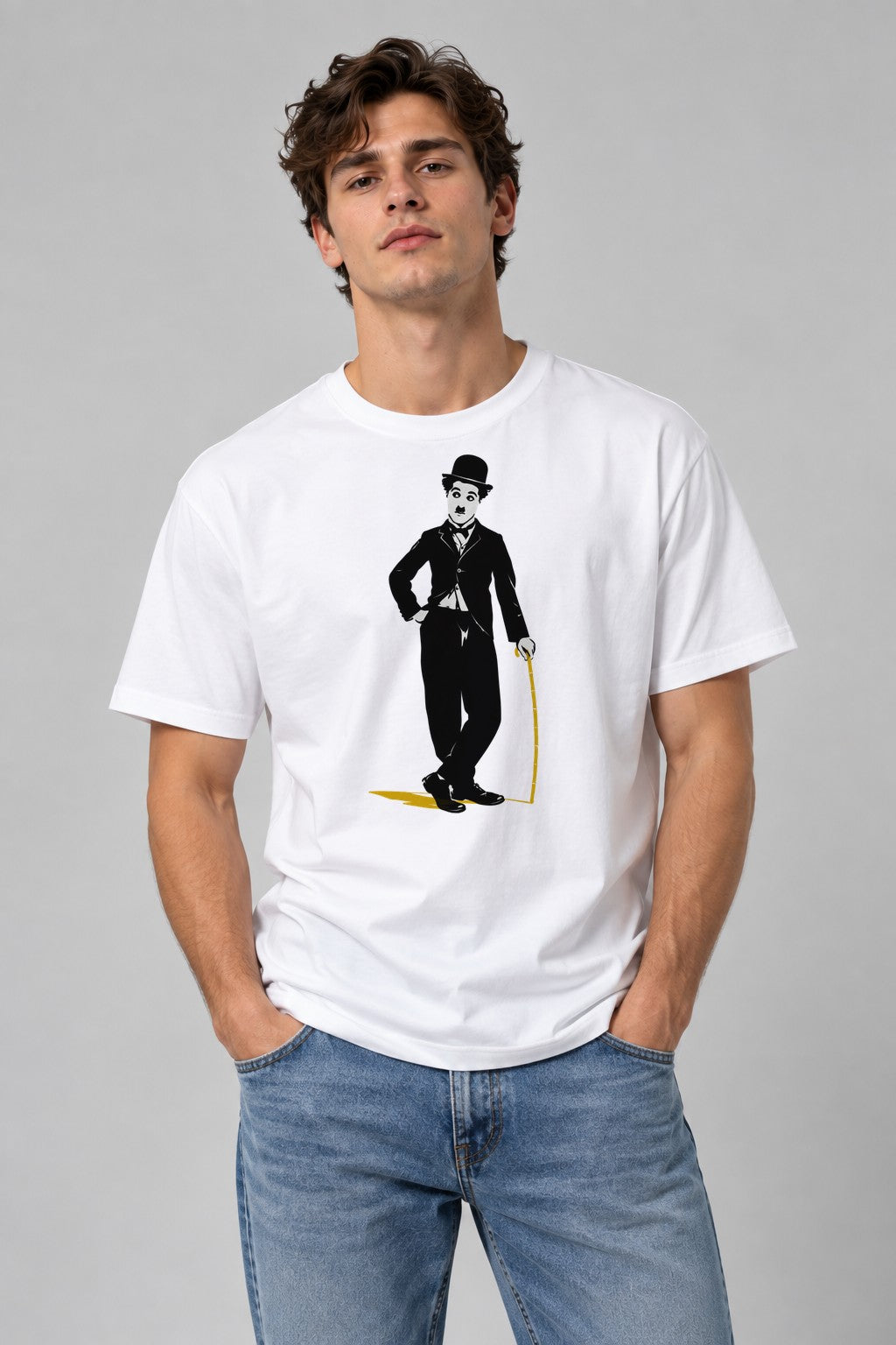 The Tramp Silhouette - White