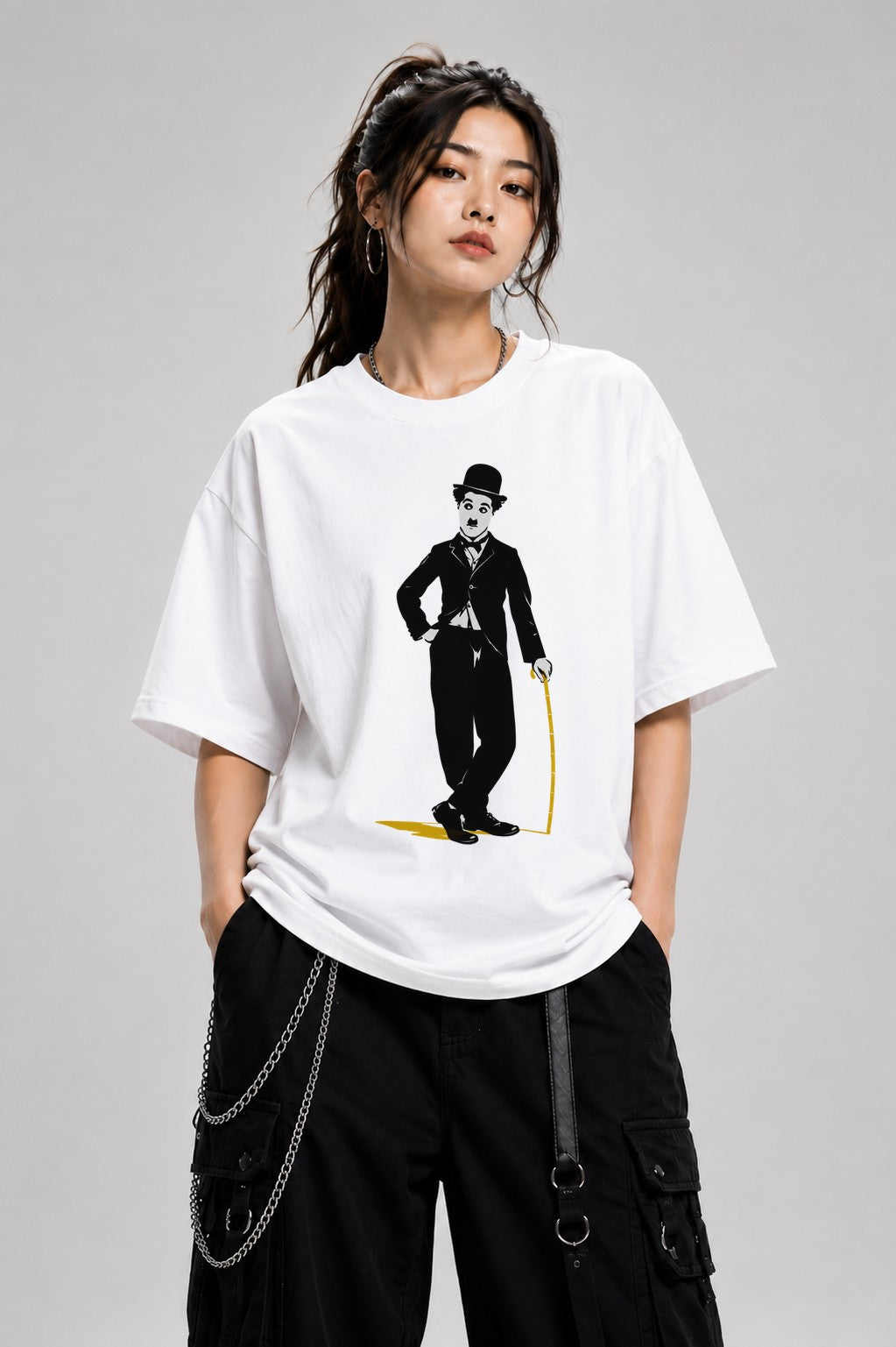 The Tramp Silhouette - White