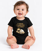 Thinking Tired Philosopher Pug Shirt - Funny Dog Meme Tee - Black