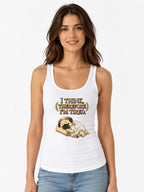 Thinking Tired Philosopher Pug Shirt - Funny Dog Meme Tee - White