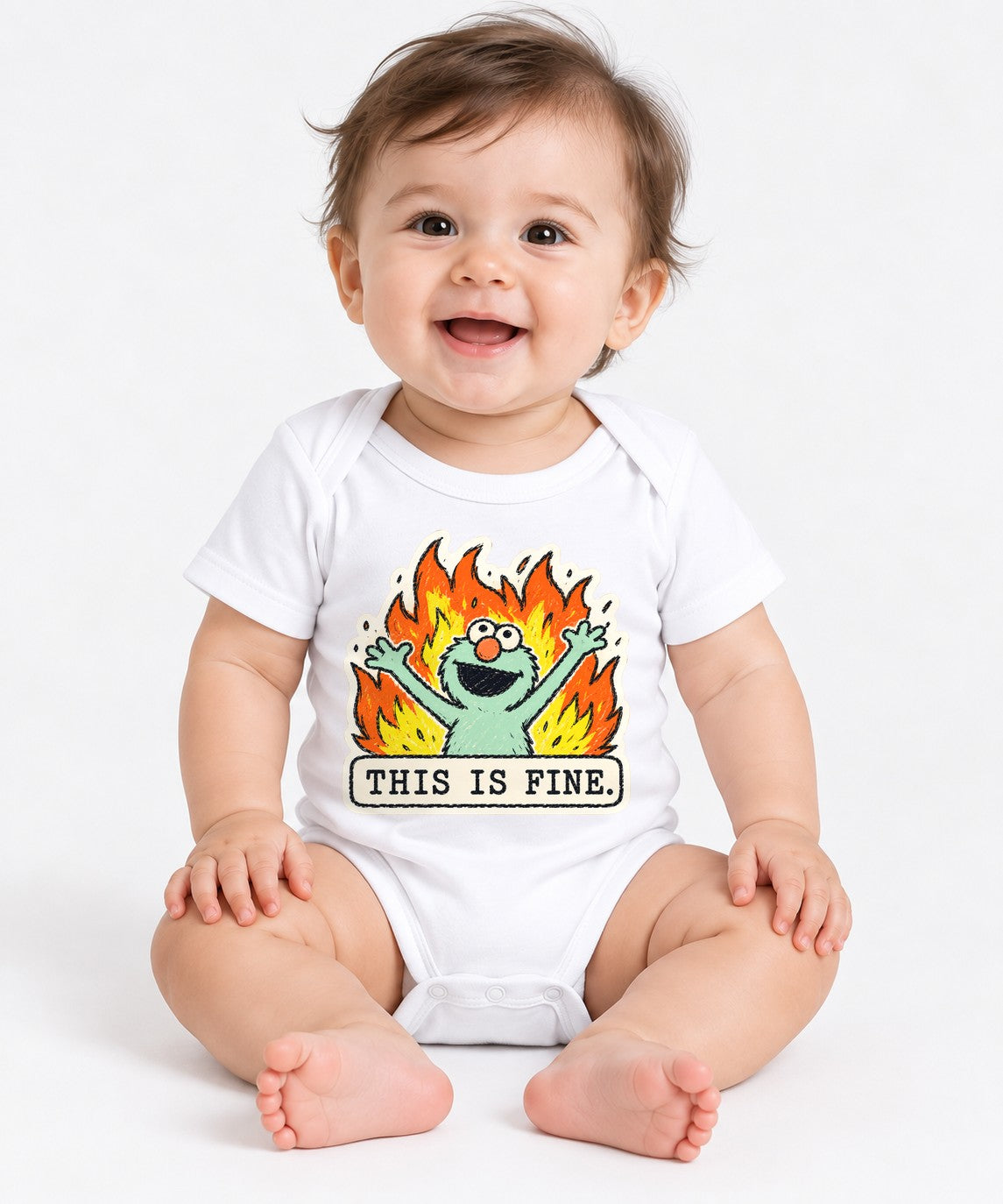 This Is Fine - White