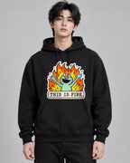This Is Fine - Black