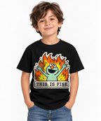 This Is Fine - Black