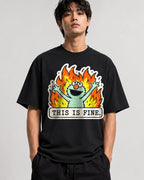 This Is Fine - Black