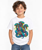 Three Headed Serpent - White