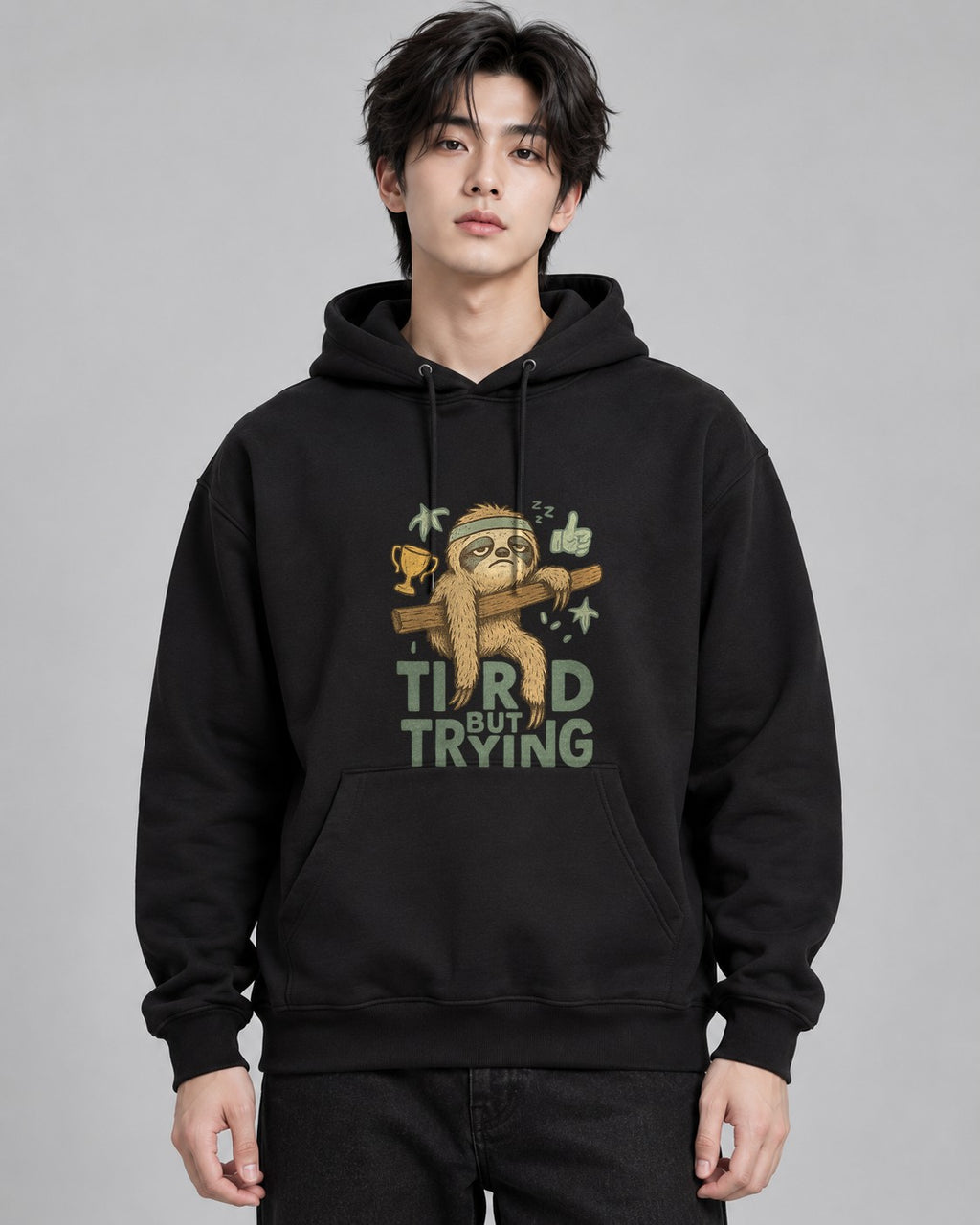 Tired But Trying - Black