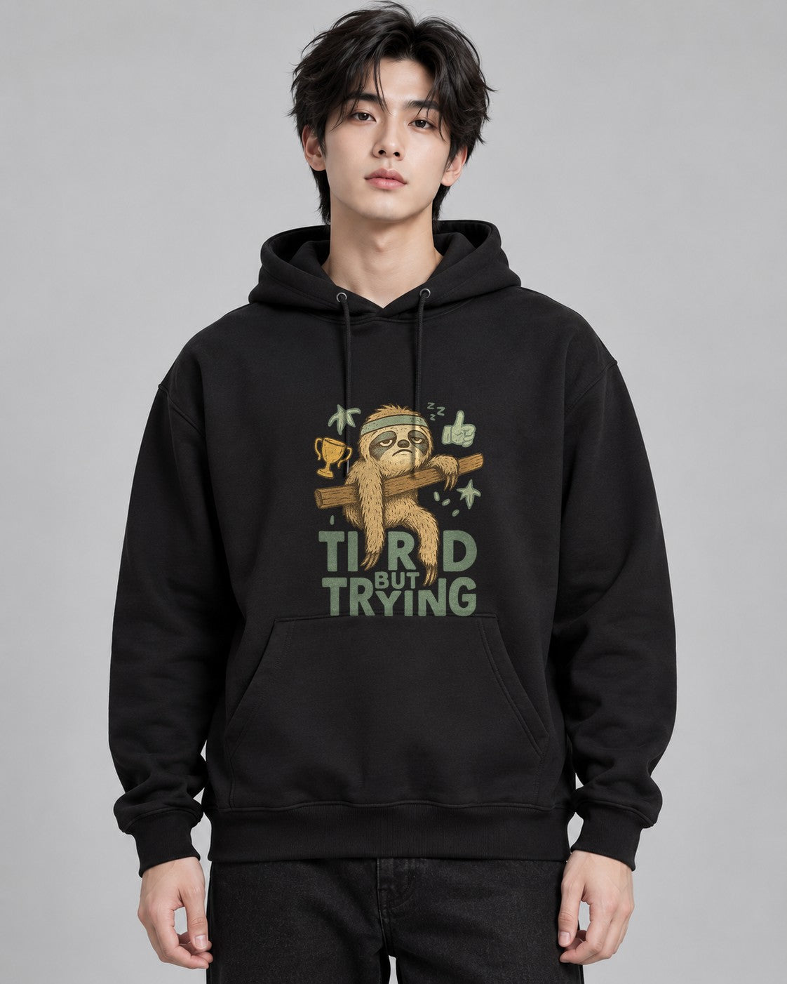Tired But Trying - Black
