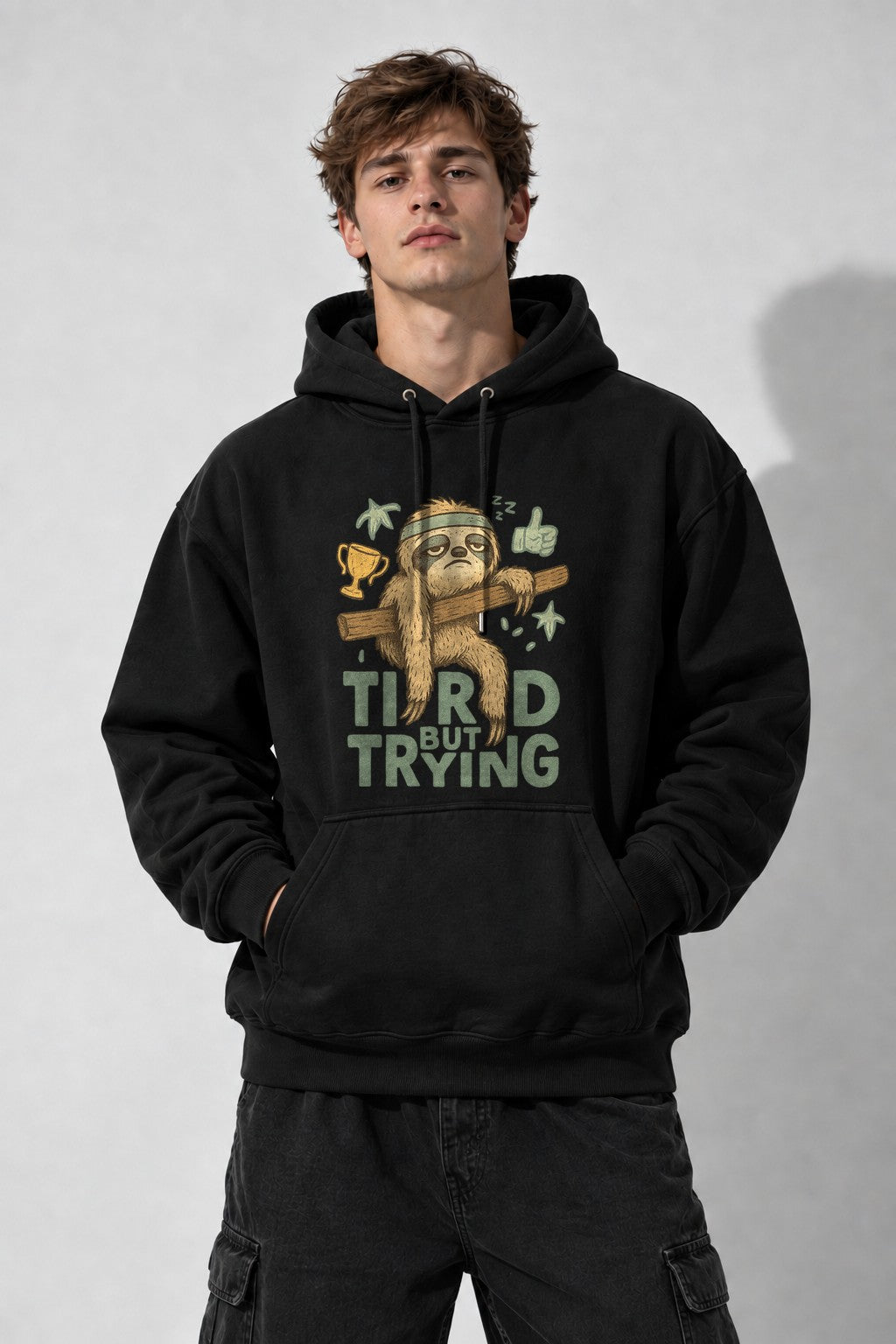 Tired But Trying - Black