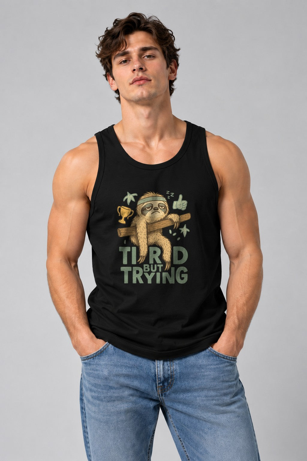 Tired But Trying - Black