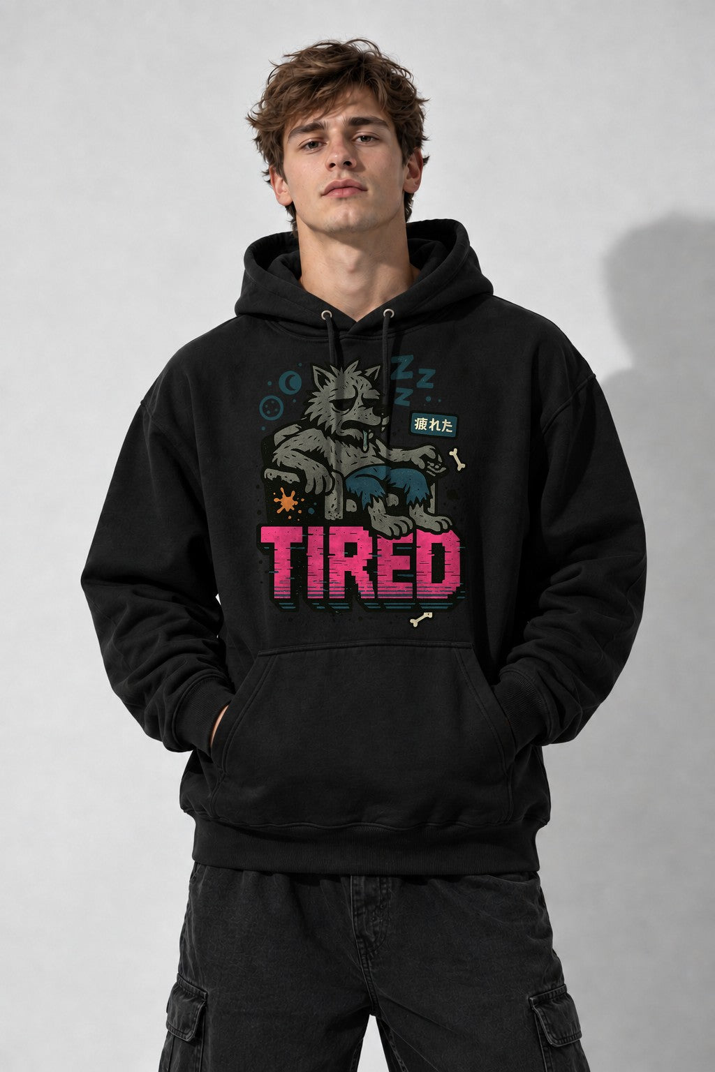 Tired Wolf - Black