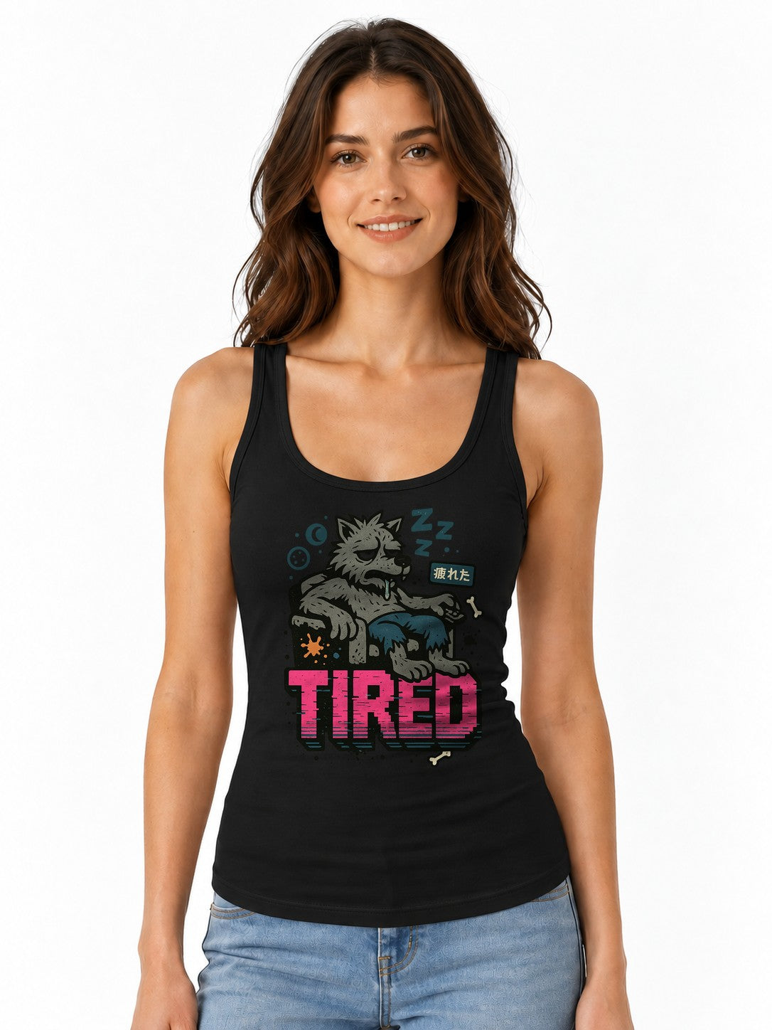 Tired Wolf - Black